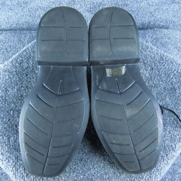 Bostonian Flexlite Men Derby Oxfords Shoes Size 8 Medium Black Leather Lace Up - Picture 8 of 10